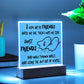 Best friend gifts - I hope we are friends until we die - LED Acrylic Plaque.