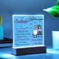 “To My Soulmate - I Found a love - LED Acrylic Plaque.