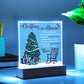 Mother gifts - Christmas in Heaven - LED Acrylic Plaque.