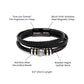 To My Husband - My Naughty Lover - Leather Bracelet
