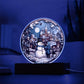 Mother gifts - Snow man Christmas plaque - LED Acrylic Plaque.