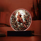 Mom gifts - Christmas Cardinal Plaque - Acrylic Plaque.