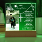 Personalized plaque class of 2026 with photo & cross necklace, graduation gift for son from parents, graduate present, college High School Grad.