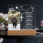 Personalized steel cross necklace for nephew, Personalized plaque class of 2026, graduation gift from Aunt, graduate present, College High School Grad.