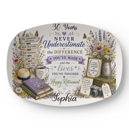 Custom Retirement Keepsake, Coworker Retirement Gift, Farewell Gift, Retirement Apreciation Gift, Years of service Gift, Boss Leaving present.