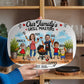 Personalized Grill Dad's  Masters Plate with kids name| Custom BBQ Family Portrait Plaque | Father's Day Gift | BBQ Lover Decor | Family Keepsake Gift