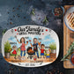 Personalized Grill Dad's  Masters Plate with kids name| Custom BBQ Family Portrait Plaque | Father's Day Gift | BBQ Lover Decor | Family Keepsake Gift