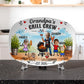 Personalized Grandpa's Grill Crew Plate | Custom Grandkids BBQ Gift | Grandpa BBQ Decor | Personalized Family Keepsake | Grandfather Gift