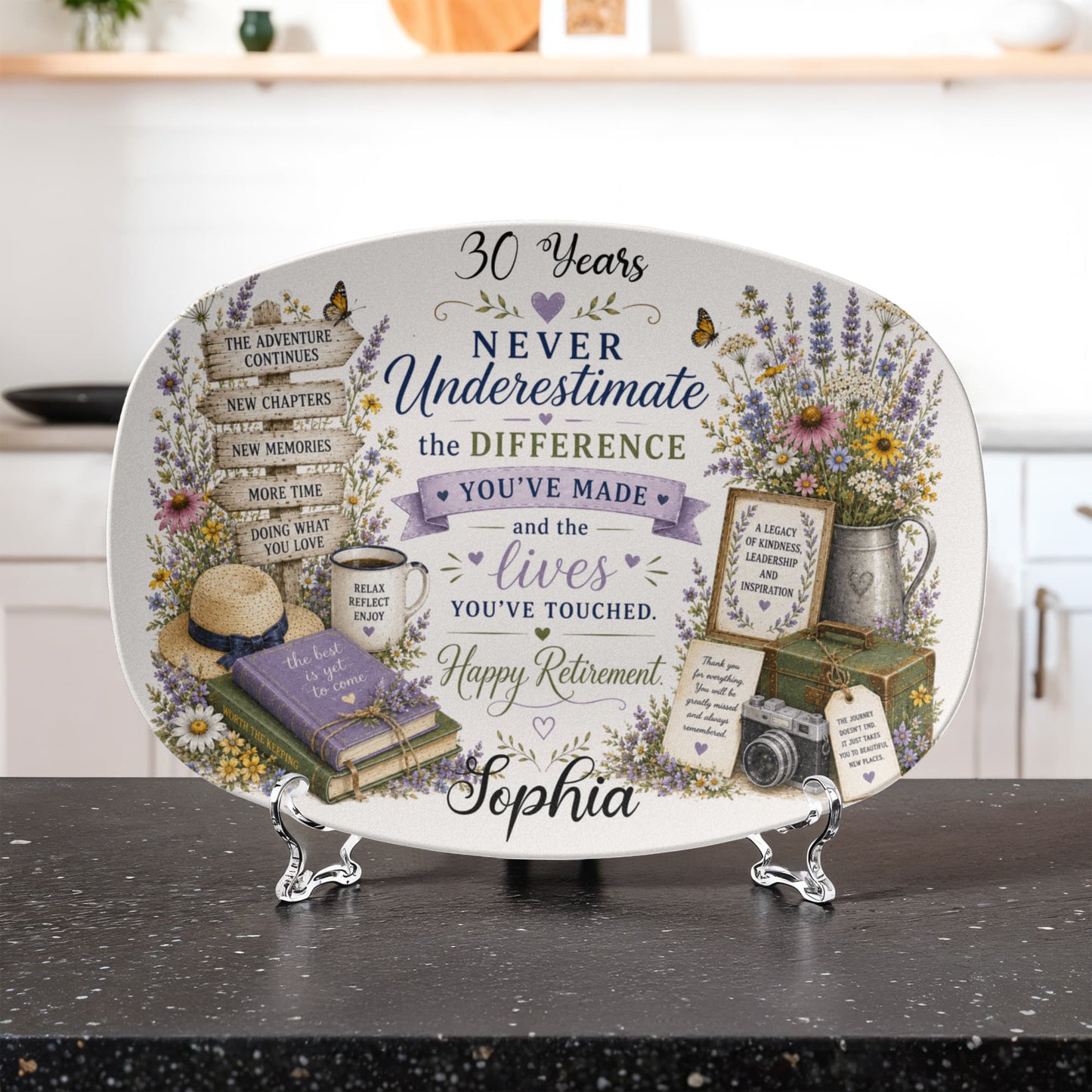 Custom Retirement Keepsake, Coworker Retirement Gift, Farewell Gift, Retirement Apreciation Gift, Years of service Gift, Boss Leaving present.