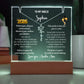 Class of 2026 graduate gift  from aunt, personalized Photo plaque & Name necklace, niece jewelry grad present, College High School graduation gift.