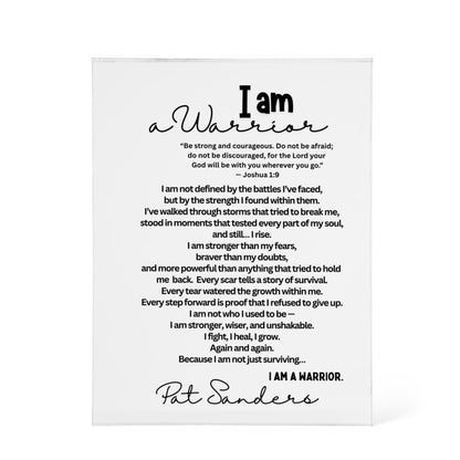 Personalized acrylic plaque transplant survivor gift, cancer survivor gift for men women, gift for survivor, recovery gifts, faith encouragement
