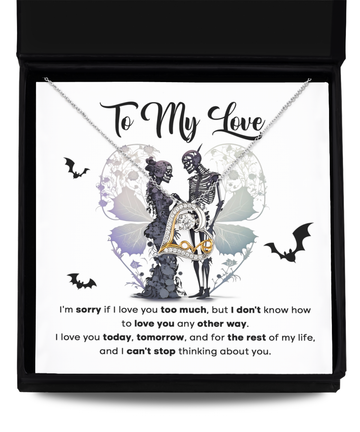 To My Wife - I love you today, tomorrow, and for the rest of my life - Love Dancing Necklace