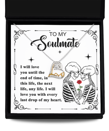 To My Wife - I will love you until the end of time - Love Dancing Necklace